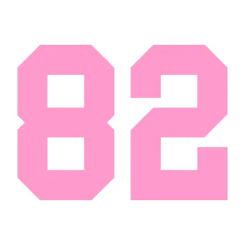 Polep vozidla SAMOLEPKA Startovní číslo 82 (24 - světle růžová) NA AUTO, NÁLEPKA, FÓLIE, POLEP, TUNING, VLASTNÍ TEXT, TISK, AUTOSAMOLEPKY.cz, POLEPY, OBRÁZEK, LOGO, SAMOLEPKY