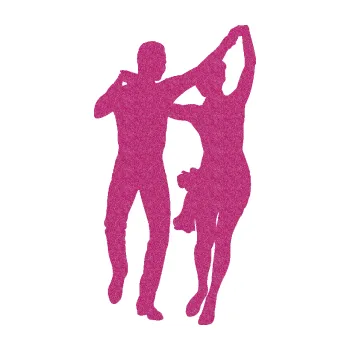 Samolepicí dekorace na vozidlo Tanec 015 levá salsa (90 - Ultra Metalic růžová) SAMOLEPKA NA AUTO, NÁLEPKA, FÓLIE, POLEP, TUNING, VLASTNÍ TEXT, TISK, AUTOSAMOLEPKY.cz, POLEPY, OBRÁZEK, LOGO, 3D STICKERS