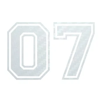 Polep vozidla SAMOLEPKA Startovní číslo 07 typ 4 (51 - 3D karbon bílý) NA AUTO, NÁLEPKA, FÓLIE, POLEP, TUNING, VLASTNÍ TEXT, TISK, AUTOSAMOLEPKY.cz, POLEPY, OBRÁZEK, LOGO, SAMOLEPKY