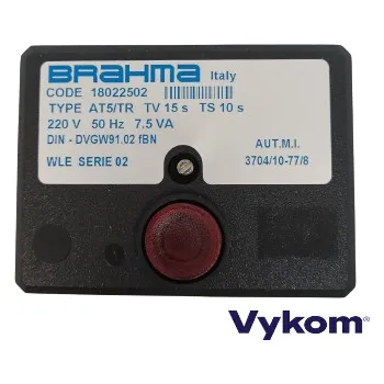 Příslušenství ke kotli Řídící a zapalovací automatika Brahma AT5/TR SF, Tw 15s, Ts 10s