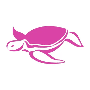 Samolepící dekorace Želva 002 levá (16 - růžová) SAMOLEPKA NA AUTO, NÁLEPKA, FÓLIE, POLEP, TUNING, VLASTNÍ TEXT, TISK, AUTOSAMOLEPKY.cz, POLEPY, OBRÁZEK, LOGO, 3D STICKERS