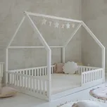 Dětská domečková postel Bianco 140 x…