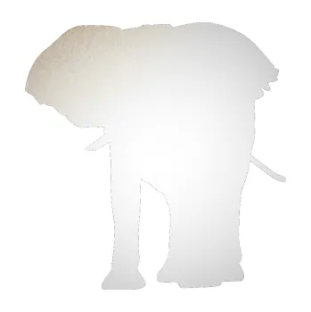 Samolepící dekorace SAMOLEPKA Slon 012 levá (82 - odrazková reflexní bílá) NA AUTO, NÁLEPKA, FÓLIE, POLEP, TUNING, VLASTNÍ TEXT, TISK, AUTOSAMOLEPKY.cz, POLEPY, OBRÁZEK, LOGO, SAMOLEPKY
