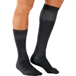 Sada 2 párů podkolenek s masážním efektem, ze skotské bavlny šedá 35-38