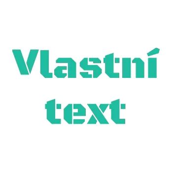 Polep vozidla Vlastní text - Black Ops (25 - tyrkysová) SAMOLEPKA NA AUTO, NÁLEPKA, FÓLIE, POLEP, TUNING, VLASTNÍ TEXT, TISK, AUTOSAMOLEPKY.cz, POLEPY, OBRÁZEK, LOGO, 3D STICKERS