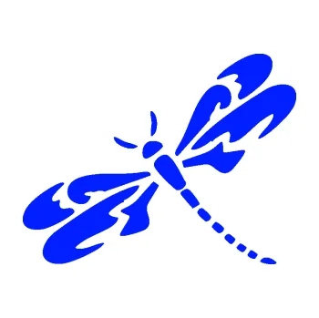 Samolepící dekorace Vážka 001 levá (19 - modrá dynamic) SAMOLEPKA NA AUTO, NÁLEPKA, FÓLIE, POLEP, TUNING, VLASTNÍ TEXT, TISK, AUTOSAMOLEPKY.cz, POLEPY, OBRÁZEK, LOGO, 3D STICKERS