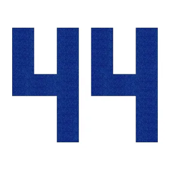 Polep vozidla SAMOLEPKA Startovní číslo 44 (89 - Ultra Metalic modrá tmavá) NA AUTO, NÁLEPKA, FÓLIE, POLEP, TUNING, VLASTNÍ TEXT, TISK, AUTOSAMOLEPKY.cz, POLEPY, OBRÁZEK, LOGO, SAMOLEPKY