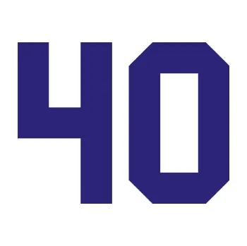 Polep vozidla Startovní číslo 40 (22 - střední modrá) SAMOLEPKA NA AUTO, NÁLEPKA, FÓLIE, POLEP, TUNING, VLASTNÍ TEXT, TISK, AUTOSAMOLEPKY.cz, POLEPY, OBRÁZEK, LOGO, 3D STICKERS