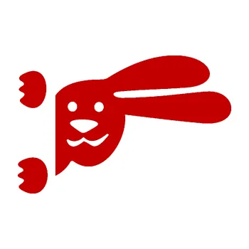 Samolepicí dekorace na vozidlo Zajíc na bok 001 pravá (18 - tmavě červená) SAMOLEPKA NA AUTO, NÁLEPKA, FÓLIE, POLEP, TUNING, VLASTNÍ TEXT, TISK, AUTOSAMOLEPKY.cz, POLEPY, OBRÁZEK, LOGO, 3D STICKERS