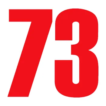 Samolepicí dekorace na vozidlo Startovní číslo 73 typ 2 (10 - červená) SAMOLEPKA NA AUTO, NÁLEPKA, FÓLIE, POLEP, TUNING, VLASTNÍ TEXT, TISK, AUTOSAMOLEPKY.cz, POLEPY, OBRÁZEK, LOGO, 3D STICKERS