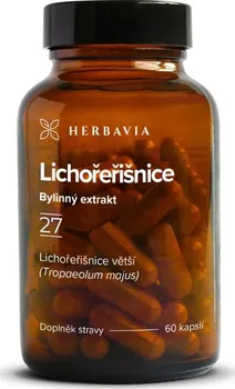 Přírodní produkt Herbavia Lichořeřišnice 250 mg 60 cps.