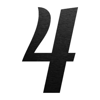 Polep vozidla Startovní číslo 4 typ 3 (63 - škrábaný kov černý) SAMOLEPKA NA AUTO, NÁLEPKA, FÓLIE, POLEP, TUNING, VLASTNÍ TEXT, TISK, AUTOSAMOLEPKY.cz, POLEPY, OBRÁZEK, LOGO, 3D STICKERS