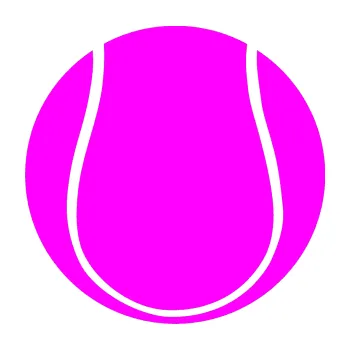 Polep vozidla Tenisový míček (72 - Fluorescentní růžová) SAMOLEPKA NA AUTO, NÁLEPKA, FÓLIE, POLEP, TUNING, VLASTNÍ TEXT, TISK, AUTOSAMOLEPKY.cz, POLEPY, OBRÁZEK, LOGO, 3D STICKERS