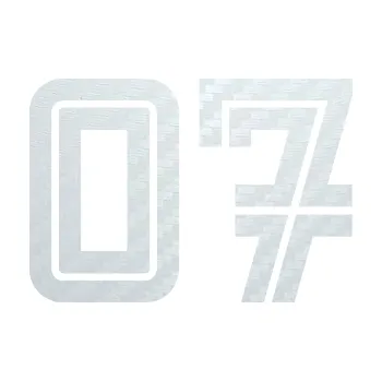 Polep vozidla SAMOLEPKA Startovní číslo 07 typ 7 (51 - 3D karbon bílý) NA AUTO, NÁLEPKA, FÓLIE, POLEP, TUNING, VLASTNÍ TEXT, TISK, AUTOSAMOLEPKY.cz, POLEPY, OBRÁZEK, LOGO, SAMOLEPKY