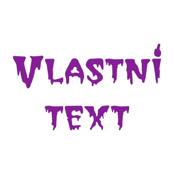 Polep vozidla Vlastní text - QTGhoul Face (14 - fialová) SAMOLEPKA NA AUTO, NÁLEPKA, FÓLIE, POLEP, TUNING, VLASTNÍ TEXT, TISK, AUTOSAMOLEPKY.cz, POLEPY, OBRÁZEK, LOGO, 3D STICKERS