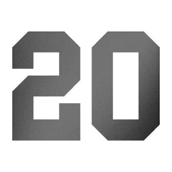 Polep vozidla Startovní číslo 20 (41 - grafitová metalíza) SAMOLEPKA NA AUTO, NÁLEPKA, FÓLIE, POLEP, TUNING, VLASTNÍ TEXT, TISK, AUTOSAMOLEPKY.cz, POLEPY, OBRÁZEK, LOGO, 3D STICKERS