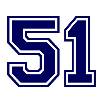 Polep vozidla Startovní číslo 51 typ 4 (23 - tmavě modrá) SAMOLEPKA NA AUTO, NÁLEPKA, FÓLIE, POLEP, TUNING, VLASTNÍ TEXT, TISK, AUTOSAMOLEPKY.cz, POLEPY, OBRÁZEK, LOGO, 3D STICKERS