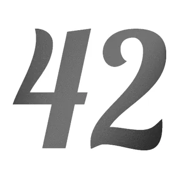 Polep vozidla Startovní číslo 42 typ 3 (41 - grafitová metalíza) SAMOLEPKA NA AUTO, NÁLEPKA, FÓLIE, POLEP, TUNING, VLASTNÍ TEXT, TISK, AUTOSAMOLEPKY.cz, POLEPY, OBRÁZEK, LOGO, 3D STICKERS