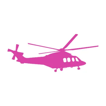 Polep vozidla SAMOLEPKA Vrtulník 005 pravá helikoptéra (16 - růžová) NA AUTO, NÁLEPKA, FÓLIE, POLEP, TUNING, VLASTNÍ TEXT, TISK, AUTOSAMOLEPKY.cz, POLEPY, OBRÁZEK, LOGO, SAMOLEPKY