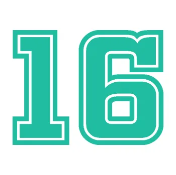 Polep vozidla Startovní číslo 16 typ 5 (25 - tyrkysová) SAMOLEPKA NA AUTO, NÁLEPKA, FÓLIE, POLEP, TUNING, VLASTNÍ TEXT, TISK, AUTOSAMOLEPKY.cz, POLEPY, OBRÁZEK, LOGO, 3D STICKERS