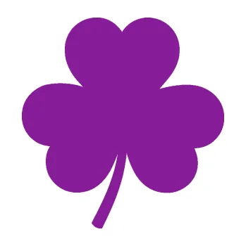 Samolepící dekorace Trojlístek 001 pravá (14 - fialová) SAMOLEPKA NA AUTO, NÁLEPKA, FÓLIE, POLEP, TUNING, VLASTNÍ TEXT, TISK, AUTOSAMOLEPKY.cz, POLEPY, OBRÁZEK, LOGO, 3D STICKERS