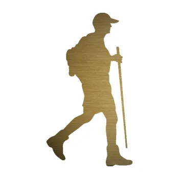 Samolepicí dekorace na vozidlo Turista 002 pravá (64 - škrábaný kov zlatý) SAMOLEPKA NA AUTO, NÁLEPKA, FÓLIE, POLEP, TUNING, VLASTNÍ TEXT, TISK, AUTOSAMOLEPKY.cz, POLEPY, OBRÁZEK, LOGO, 3D STICKERS