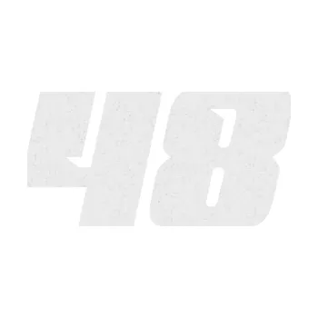 Polep vozidla Startovní číslo 48 typ 6 (84 - Ultra Metalic bílá) SAMOLEPKA NA AUTO, NÁLEPKA, FÓLIE, POLEP, TUNING, VLASTNÍ TEXT, TISK, AUTOSAMOLEPKY.cz, POLEPY, OBRÁZEK, LOGO, 3D STICKERS