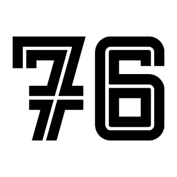 Polep vozidla Startovní číslo 76 typ 7 (01 - černá) SAMOLEPKA NA AUTO, NÁLEPKA, FÓLIE, POLEP, TUNING, VLASTNÍ TEXT, TISK, AUTOSAMOLEPKY.cz, POLEPY, OBRÁZEK, LOGO, 3D STICKERS