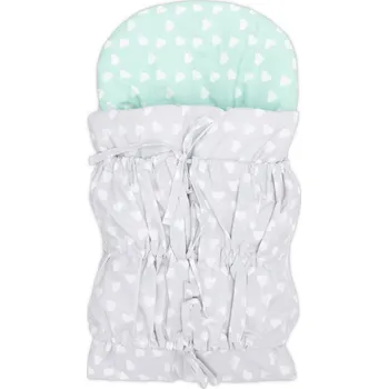 Zavinovačka Milkie Zigzag česká zavinovačka klasická šněrovací Love Silver-Mint