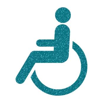 samolepka Vozíčkář 002 invalida - levá (92 - Ultra Metalic tyrkysová) SAMOLEPKA NA AUTO, NÁLEPKA, FÓLIE, POLEP, TUNING, VLASTNÍ TEXT, TISK, AUTOSAMOLEPKY.cz, POLEPY, OBRÁZEK, LOGO, 3D STICKERS