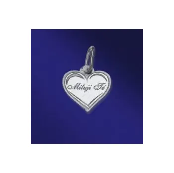Přívěsek Stříbrný přívěsek nápis - PA0186 (Stříbrný přívěsek s nápisem)