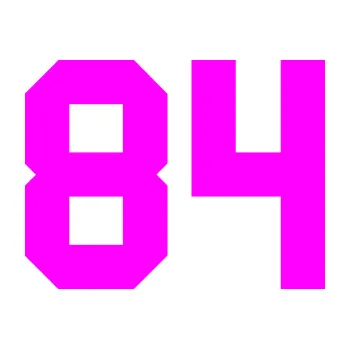 Polep vozidla Startovní číslo 84 (72 - Fluorescentní růžová) SAMOLEPKA NA AUTO, NÁLEPKA, FÓLIE, POLEP, TUNING, VLASTNÍ TEXT, TISK, AUTOSAMOLEPKY.cz, POLEPY, OBRÁZEK, LOGO, 3D STICKERS