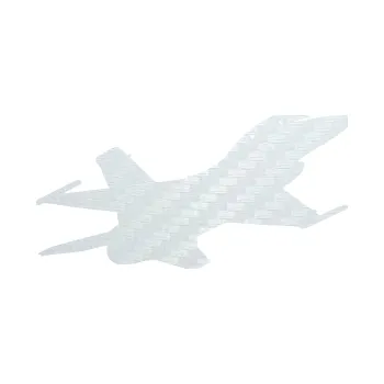 Polep vozidla SAMOLEPKA Stíhací letoun 004 pravá (51 - 3D karbon bílý) NA AUTO, NÁLEPKA, FÓLIE, POLEP, TUNING, VLASTNÍ TEXT, TISK, AUTOSAMOLEPKY.cz, POLEPY, OBRÁZEK, LOGO, SAMOLEPKY