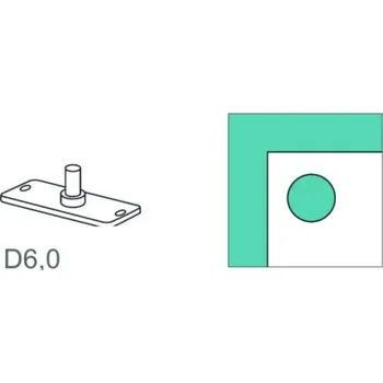 Děrovačka Eurosupplies Vysekávací nůž kulatý D6,0 mm Diamond