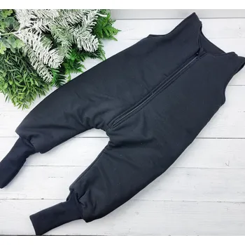 Zavinovačka Kulišárny Spací pytel s nohavicemi BLACK VELIKOST: 9-24 MĚSÍCŮ, TOG: TOG 2.5 zateplený