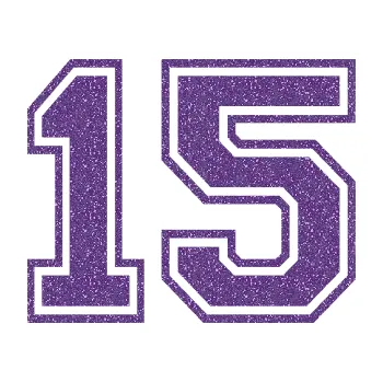 Polep vozidla SAMOLEPKA Startovní číslo 15 typ 4 (87 - Ultra Metalic fialová) NA AUTO, NÁLEPKA, FÓLIE, POLEP, TUNING, VLASTNÍ TEXT, TISK, AUTOSAMOLEPKY.cz, POLEPY, OBRÁZEK, LOGO, SAMOLEPKY