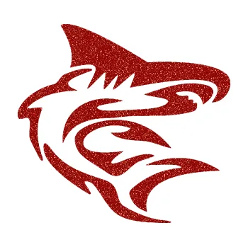 Samolepicí dekorace na vozidlo Shark 002 pravá (86 - Ultra Metalic červená) SAMOLEPKA NA AUTO, NÁLEPKA, FÓLIE, POLEP, TUNING, VLASTNÍ TEXT, TISK, AUTOSAMOLEPKY.cz, POLEPY, OBRÁZEK, LOGO, 3D STICKERS