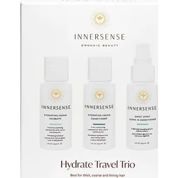 Kosmetická sada Innersense Travel Trio - Hydrate Collection Cestovní sada pro suché vlasy 3 ks