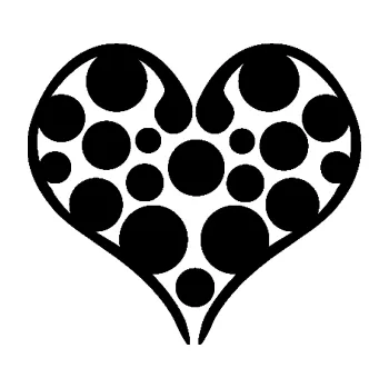 Samolepící dekorace SAMOLEPKA Srdíčko 008 (01 - černá) NA AUTO, NÁLEPKA, FÓLIE, POLEP, TUNING, VLASTNÍ TEXT, TISK, AUTOSAMOLEPKY.cz, POLEPY, OBRÁZEK, LOGO, SAMOLEPKY