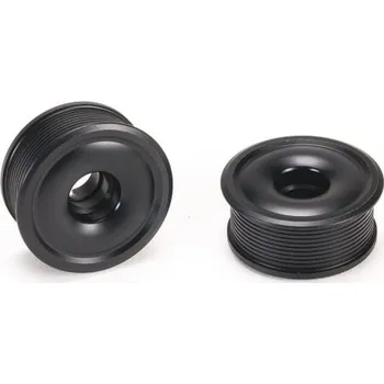 RC vybavení PN Racing Mini-Z 2WD Machine Delrin Cut Black Formula 8.5x19mm Flanged Wheel F1.5