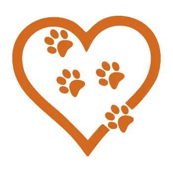 samolepka Tlapky love 006 levá (26 - oříšková) SAMOLEPKA NA AUTO, NÁLEPKA, FÓLIE, POLEP, TUNING, VLASTNÍ TEXT, TISK, AUTOSAMOLEPKY.cz, POLEPY, OBRÁZEK, LOGO, 3D STICKERS