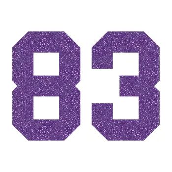 Polep vozidla SAMOLEPKA Startovní číslo 83 (87 - Ultra Metalic fialová) NA AUTO, NÁLEPKA, FÓLIE, POLEP, TUNING, VLASTNÍ TEXT, TISK, AUTOSAMOLEPKY.cz, POLEPY, OBRÁZEK, LOGO, SAMOLEPKY