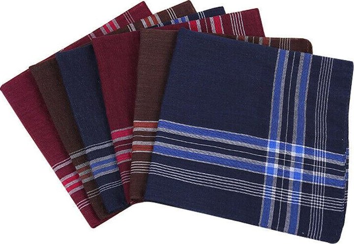 Top textil Pánský látkový kapesník tmavý 10ks