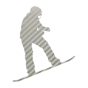 Samolepicí dekorace na vozidlo Snowboard 030 pravá (52 - 3D karbon stříbrný) SAMOLEPKA NA AUTO, NÁLEPKA, FÓLIE, POLEP, TUNING, VLASTNÍ TEXT, TISK, AUTOSAMOLEPKY.cz, POLEPY, OBRÁZEK, LOGO, 3D STICKERS