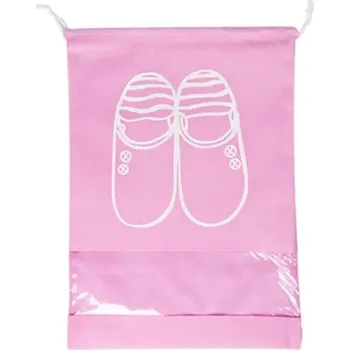Ochranný vak na boty | sáček na boty - Růžový,44 x 32 cm