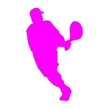 Polep vozidla Tenista 011 pravá (72 - Fluorescentní růžová) SAMOLEPKA NA AUTO, NÁLEPKA, FÓLIE, POLEP, TUNING, VLASTNÍ TEXT, TISK, AUTOSAMOLEPKY.cz, POLEPY, OBRÁZEK, LOGO, 3D STICKERS