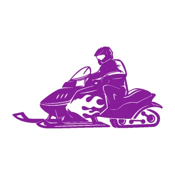 Polep vozidla SAMOLEPKA Sněžný skútr levá (14 - fialová) NA AUTO, NÁLEPKA, FÓLIE, POLEP, TUNING, VLASTNÍ TEXT, TISK, AUTOSAMOLEPKY.cz, POLEPY, OBRÁZEK, LOGO, SAMOLEPKY