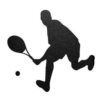 Polep vozidla Tenista 007 levá (63 - škrábaný kov černý) SAMOLEPKA NA AUTO, NÁLEPKA, FÓLIE, POLEP, TUNING, VLASTNÍ TEXT, TISK, AUTOSAMOLEPKY.cz, POLEPY, OBRÁZEK, LOGO, 3D STICKERS