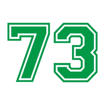 Polep vozidla Startovní číslo 73 typ 4 (12 - zelená) SAMOLEPKA NA AUTO, NÁLEPKA, FÓLIE, POLEP, TUNING, VLASTNÍ TEXT, TISK, AUTOSAMOLEPKY.cz, POLEPY, OBRÁZEK, LOGO, 3D STICKERS