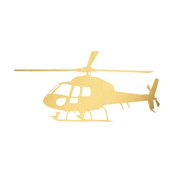 Polep vozidla SAMOLEPKA Vrtulník 007 levá helikoptéra (43 - zlatá metalíza) NA AUTO, NÁLEPKA, FÓLIE, POLEP, TUNING, VLASTNÍ TEXT, TISK, AUTOSAMOLEPKY.cz, POLEPY, OBRÁZEK, LOGO, SAMOLEPKY